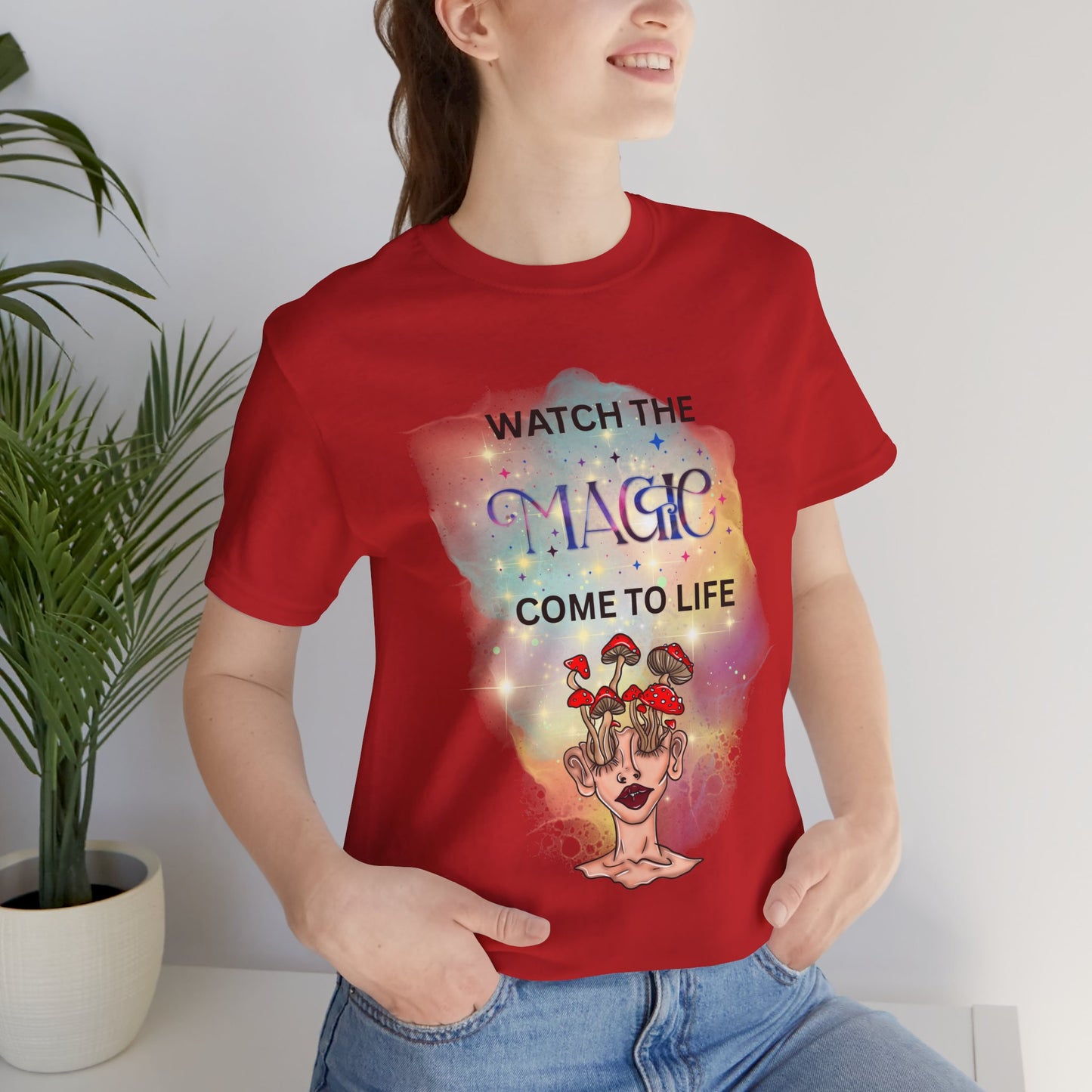 Watch the Magic Come to Life Psychedelic Graphic Tee