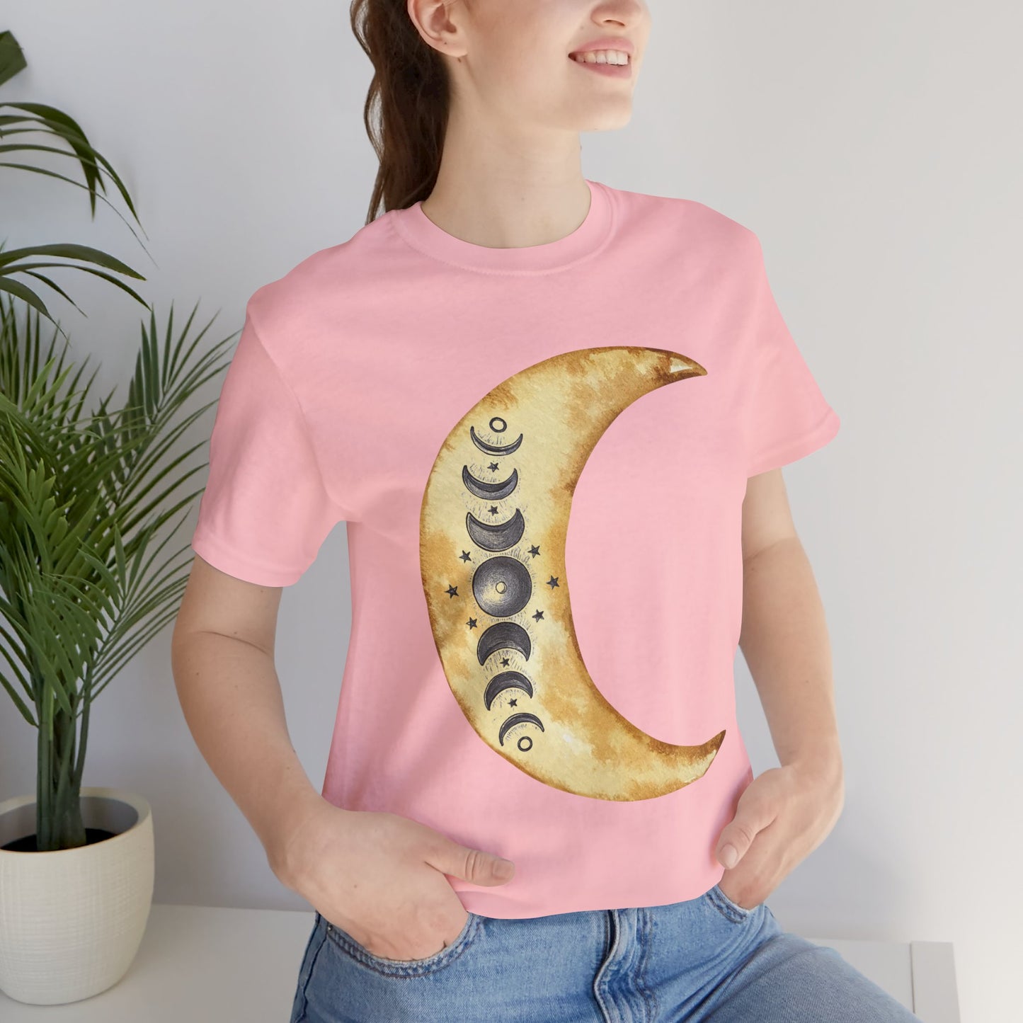 Moon phases Cresent Moon Spiritual Graphic Tee