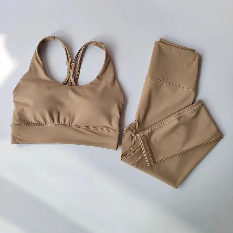 Women Breathable Yoga Set 2pcs