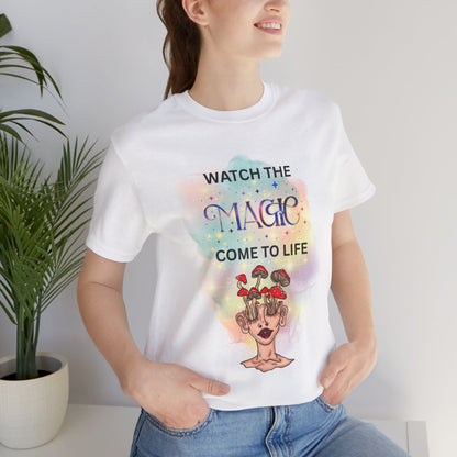 Watch the Magic Come to Life Psychedelic Graphic Tee