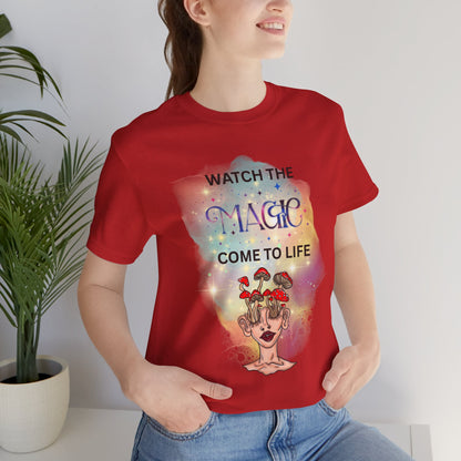 Watch the Magic Come to Life Psychedelic Graphic Tee