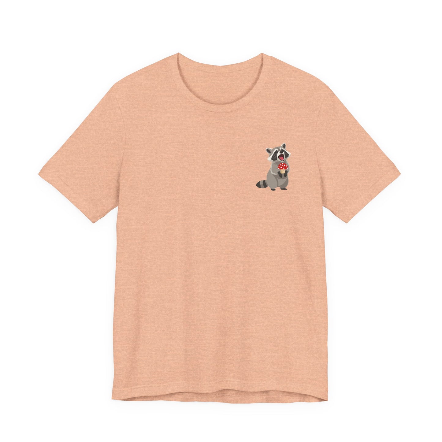 Raccoon Mushroom Psychedelic Animal Graphic Tee
