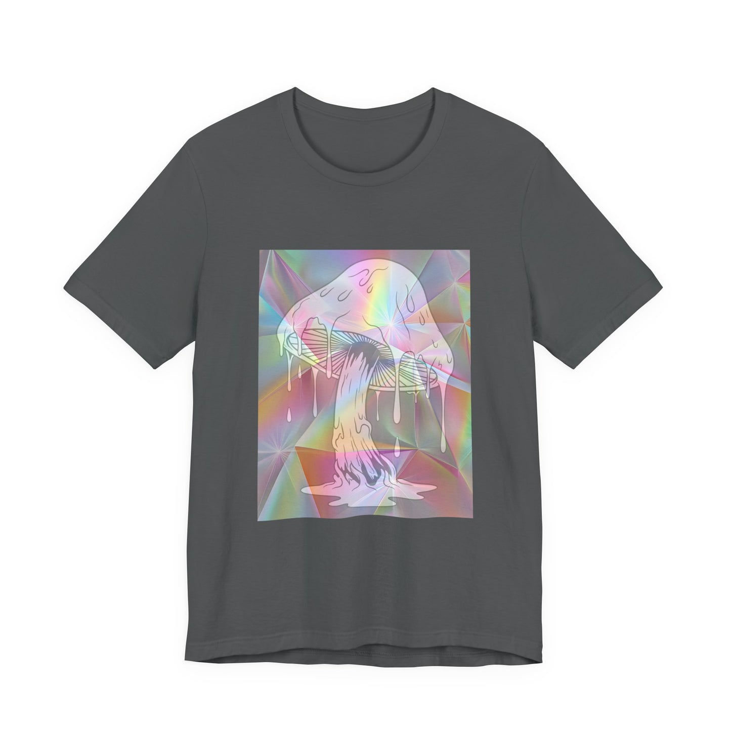Reflective Mushroom Psychedelic Art Tee