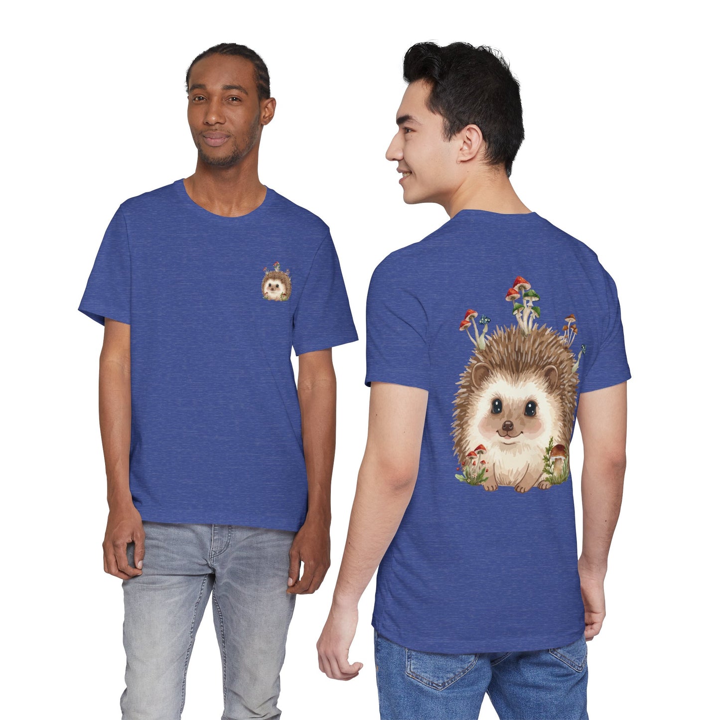 Hedgehog Mushroom Psychedelic Aniaml Graphic Tee