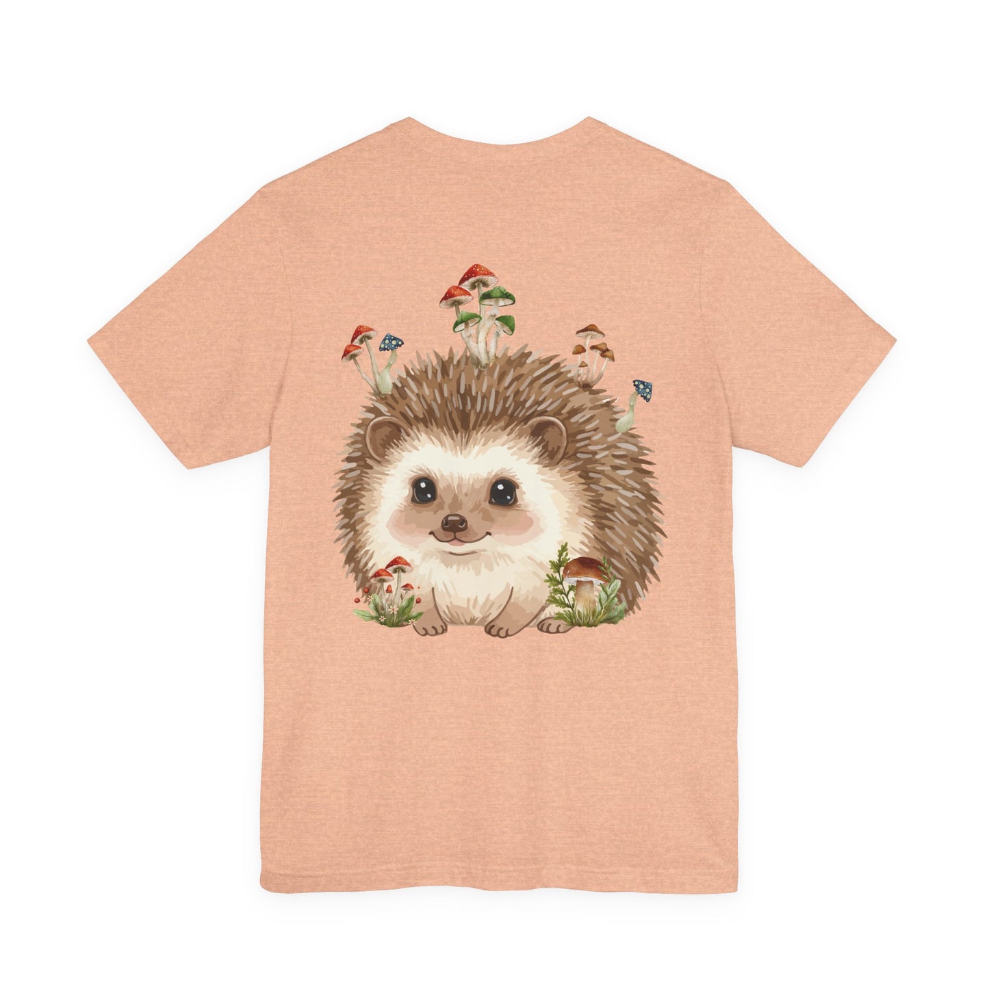 Hedgehog Mushroom Psychedelic Aniaml Graphic Tee