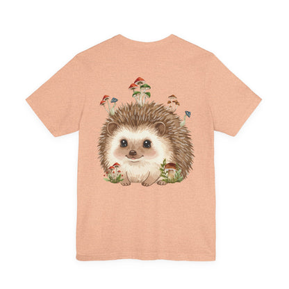 Hedgehog Mushroom Psychedelic Aniaml Graphic Tee