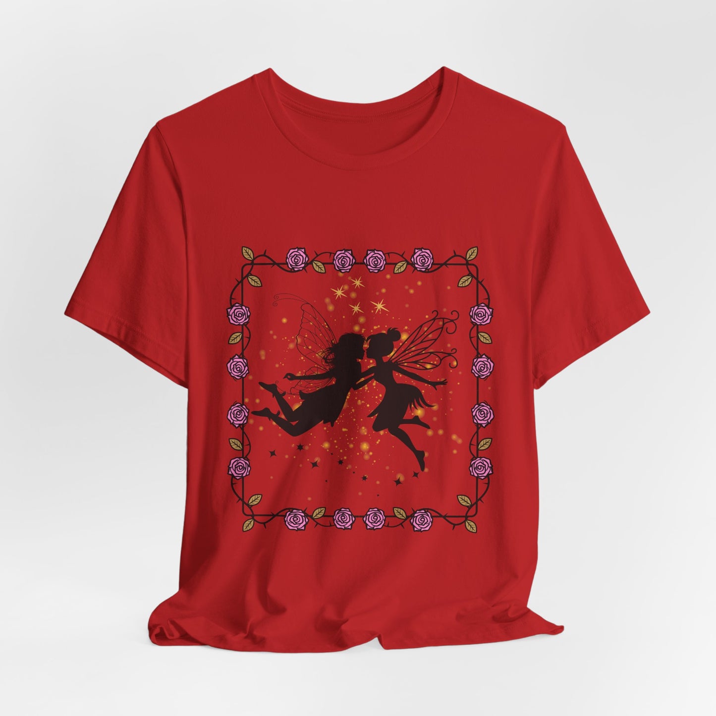 Kissing Fairies Fantasy Psychedelic Tee