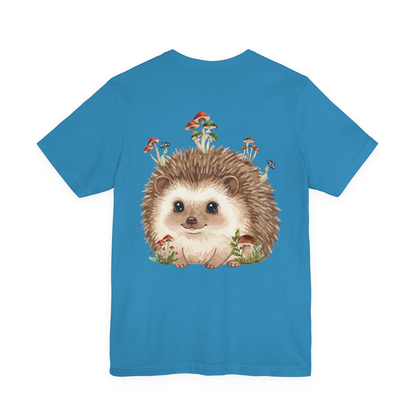 Hedgehog Mushroom Psychedelic Aniaml Graphic Tee