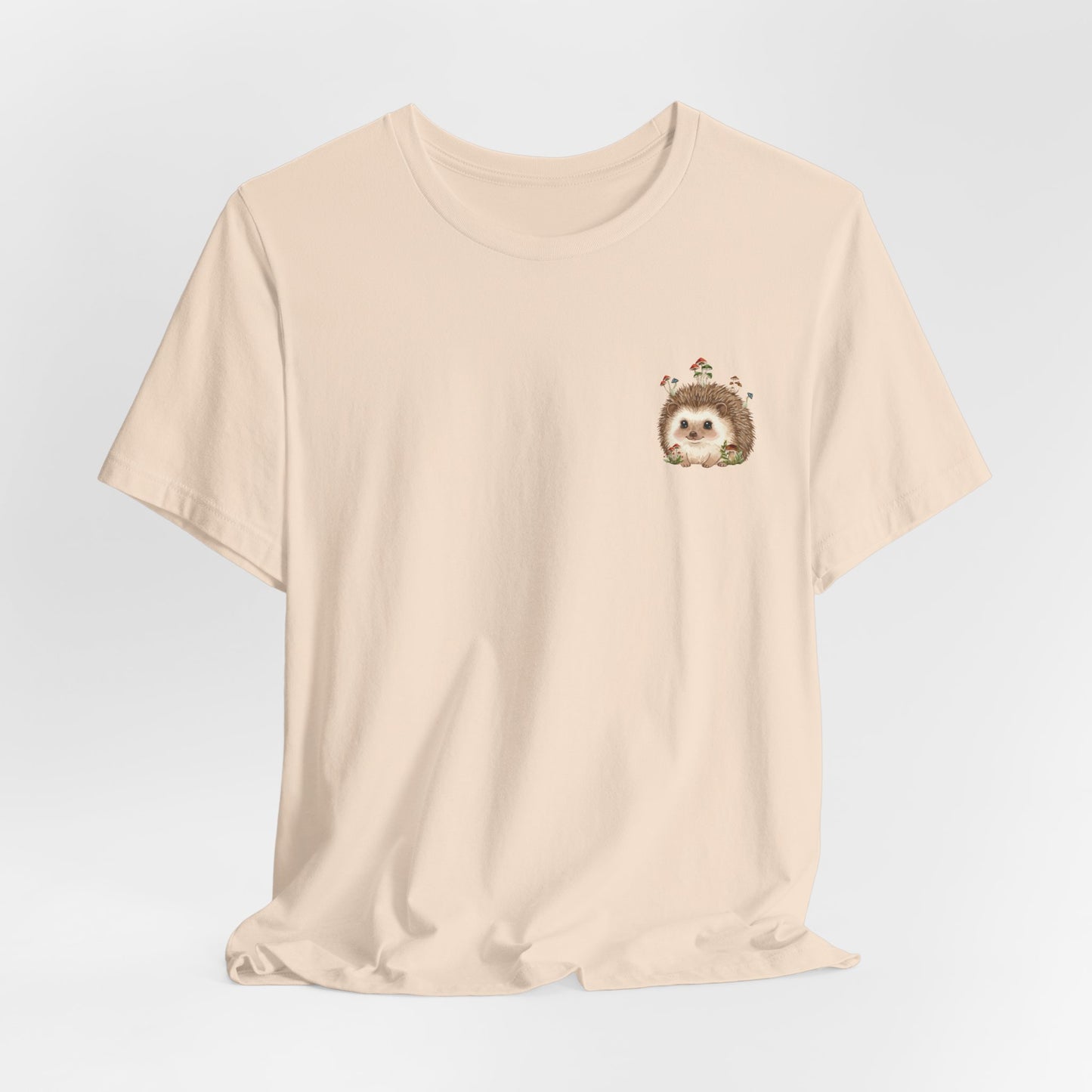 Hedgehog Mushroom Psychedelic Aniaml Graphic Tee