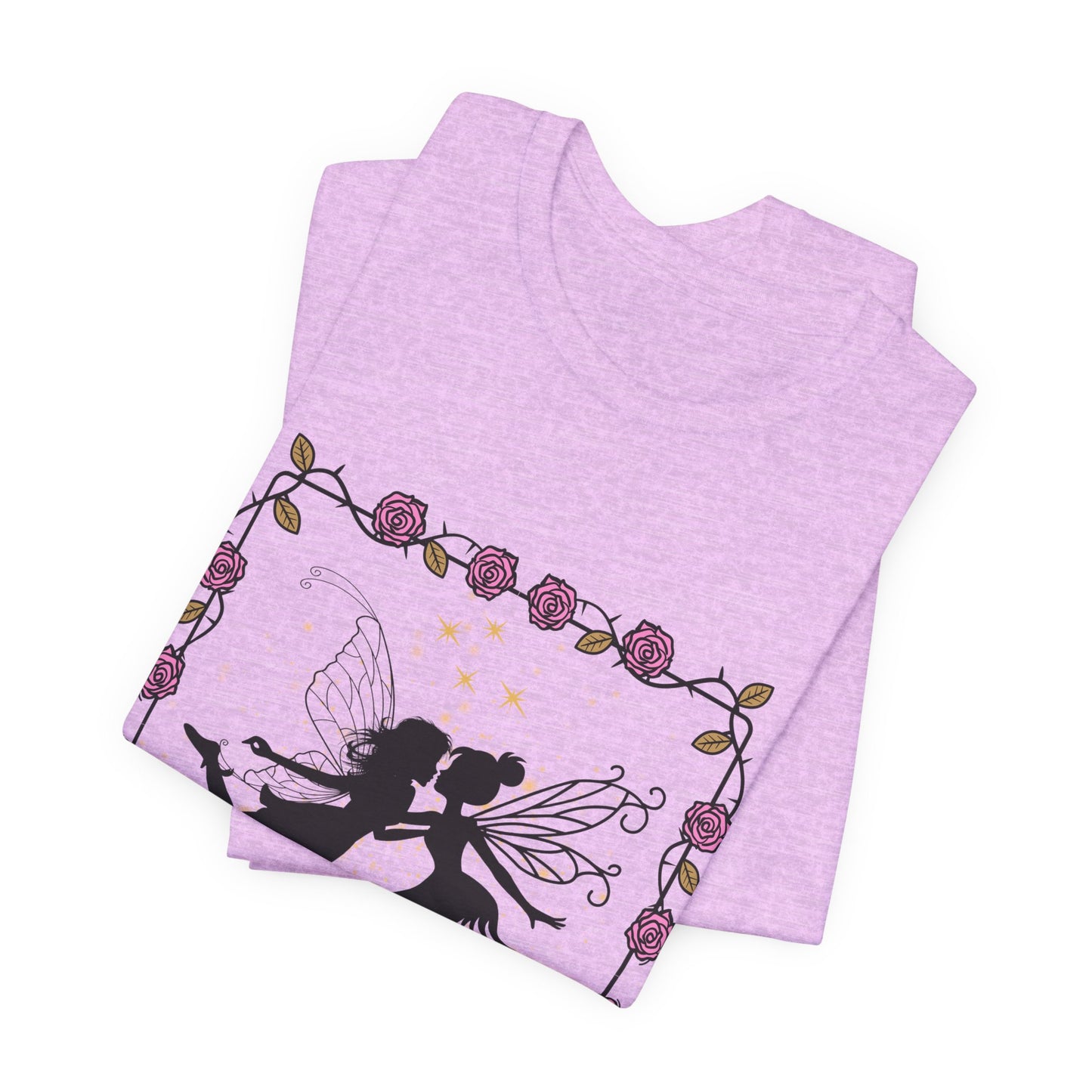Kissing Fairies Fantasy Psychedelic Tee