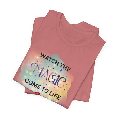 Watch the Magic Come to Life Psychedelic Graphic Tee