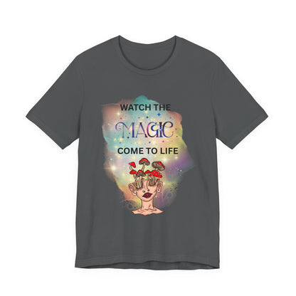 Watch the Magic Come to Life Psychedelic Graphic Tee