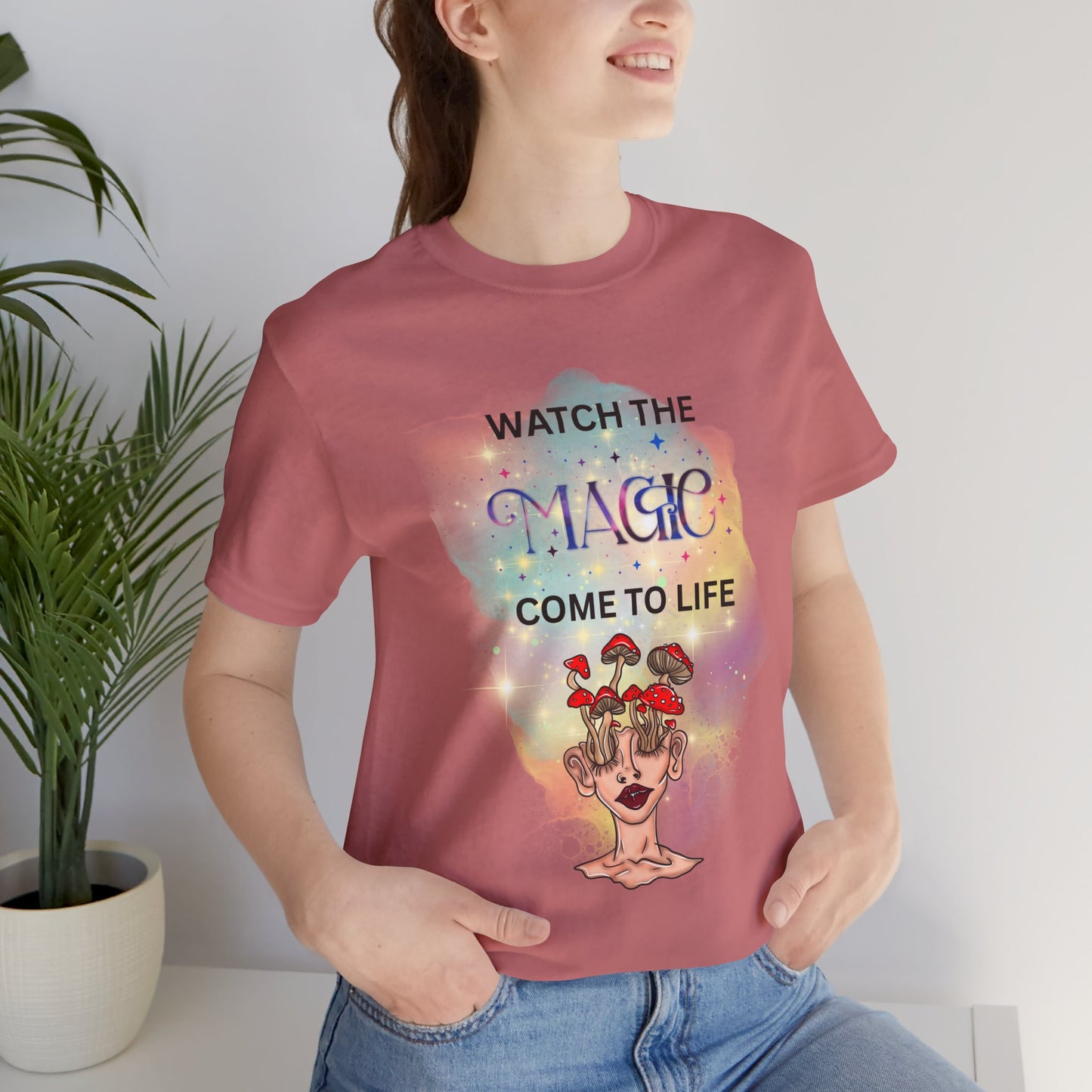 Watch the Magic Come to Life Psychedelic Graphic Tee