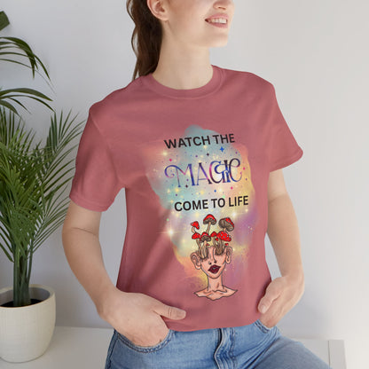 Watch the Magic Come to Life Psychedelic Graphic Tee