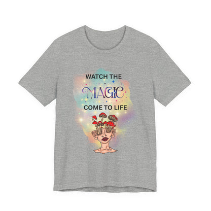 Watch the Magic Come to Life Psychedelic Graphic Tee