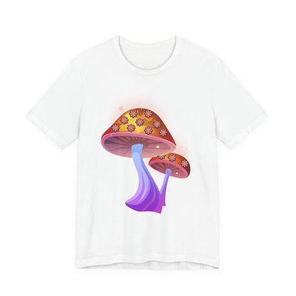 Smiley Mushroom Psychedelic Graphic Tee