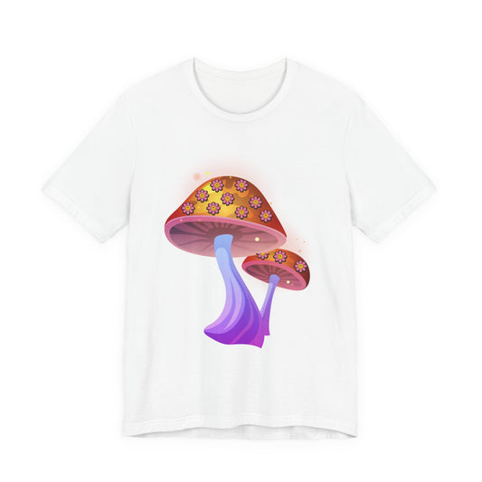 Smiley Mushroom Psychedelic Graphic Tee