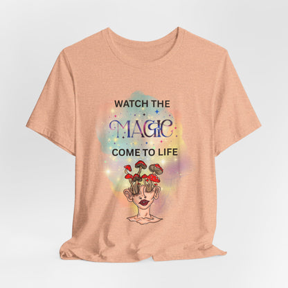 Watch the Magic Come to Life Psychedelic Graphic Tee