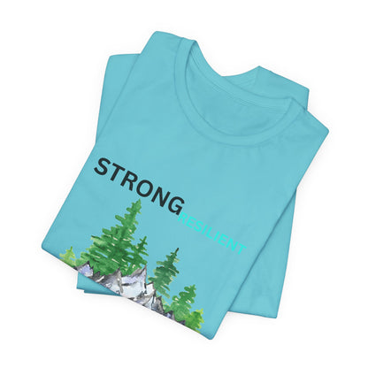 Strong, Resilient, Humble, Kind Affirmation Tee