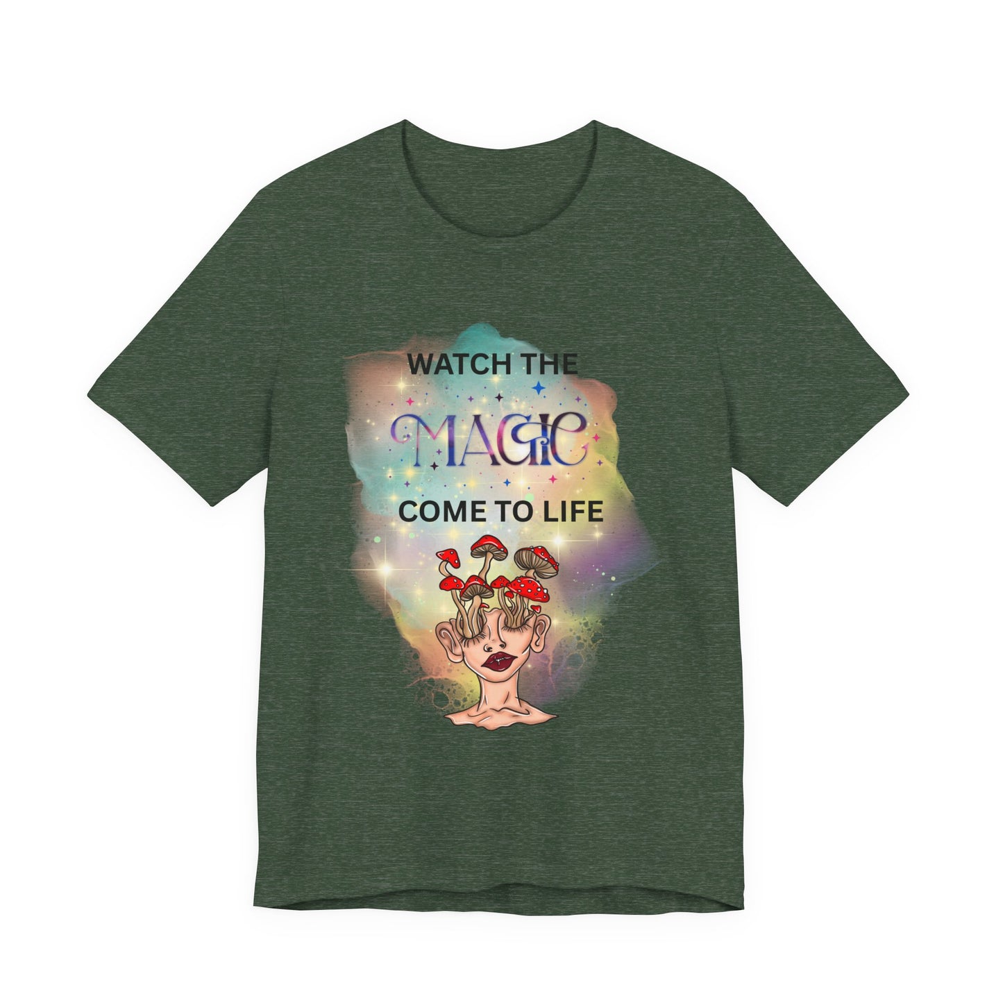 Watch the Magic Come to Life Psychedelic Graphic Tee
