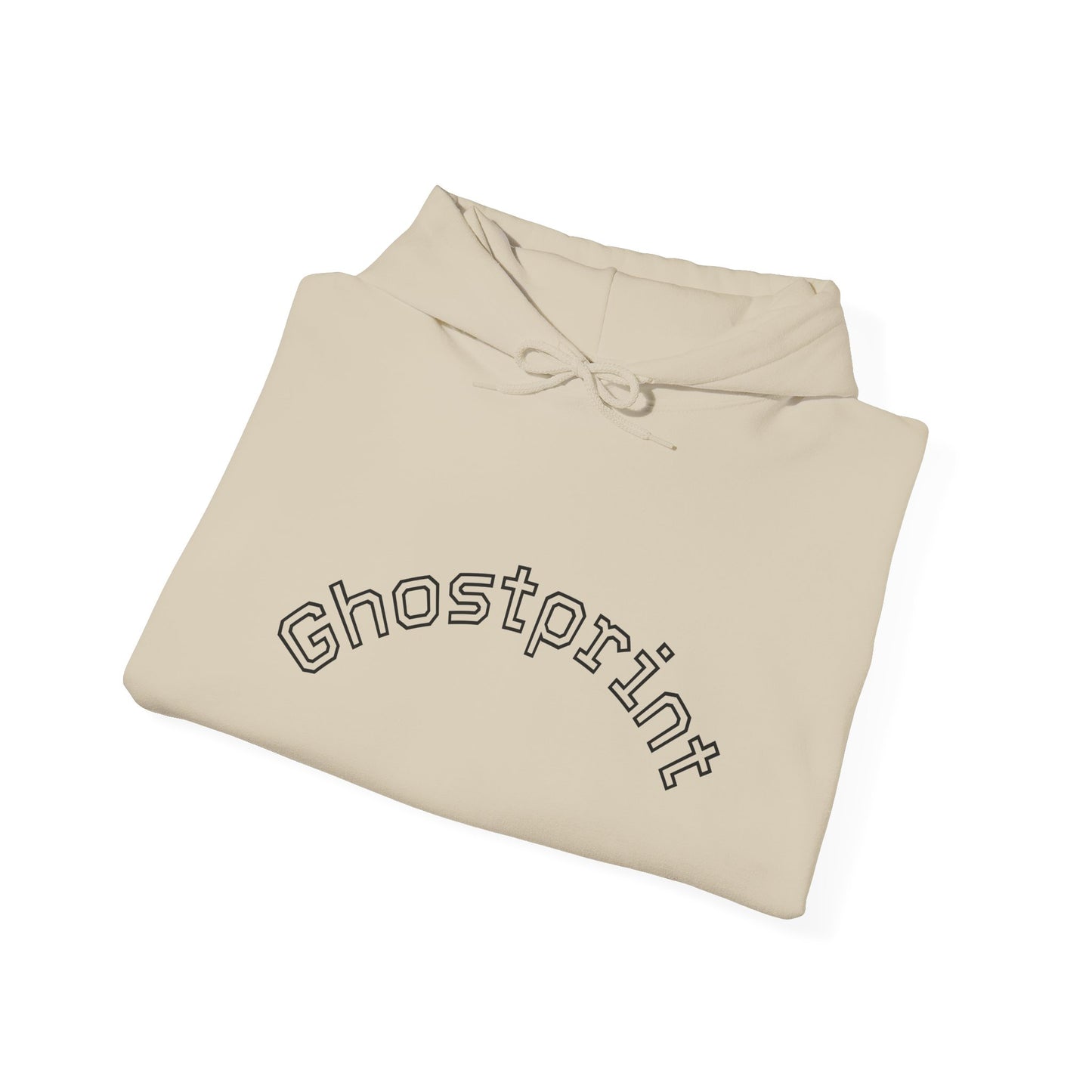 Ghostprint Logo Essential Hooded Sweatshirt