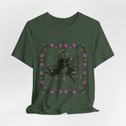Kissing Fairies Fantasy Psychedelic Tee