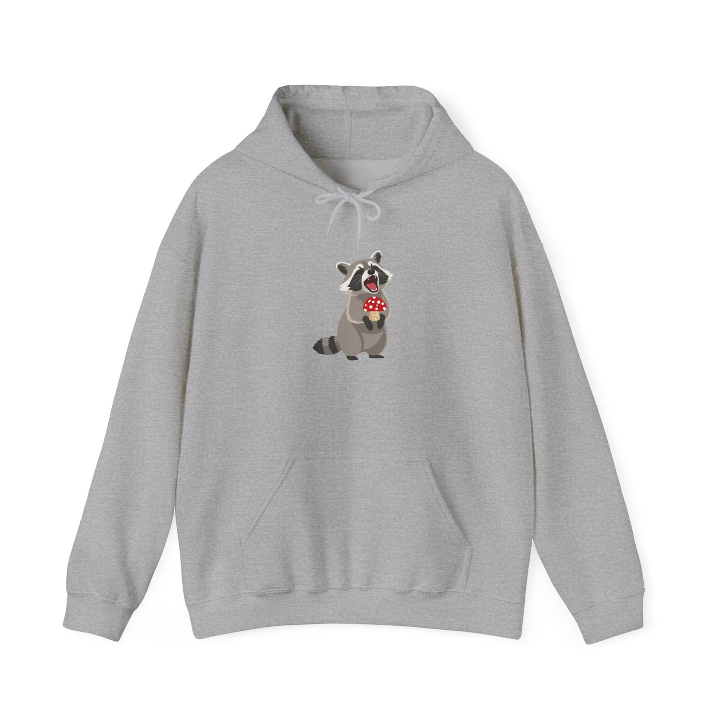 Raccoon Eating Mushroom Sweatshirt