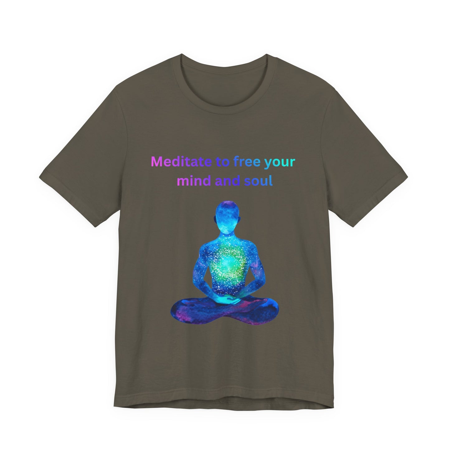 Meditate To Free Your Mind And Soul Spiritual Tee