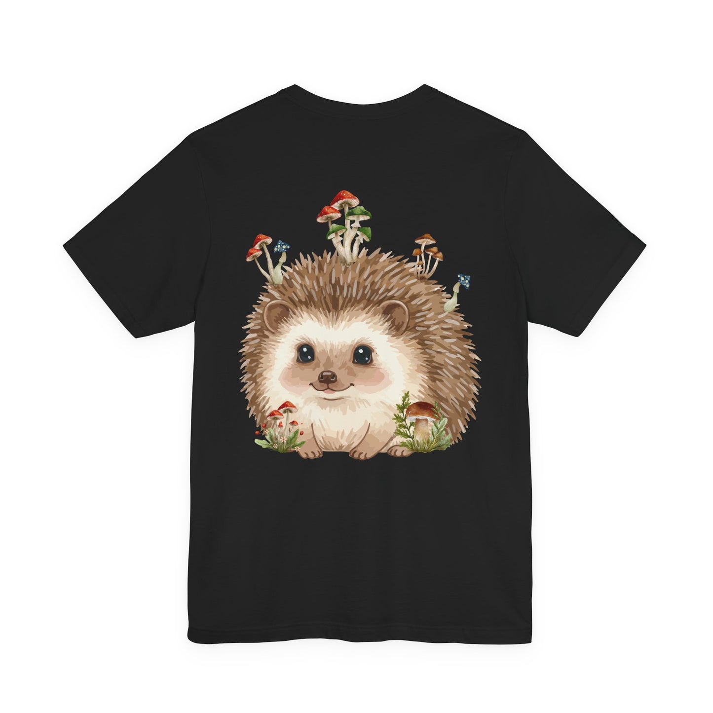 Hedgehog Mushroom Psychedelic Aniaml Graphic Tee