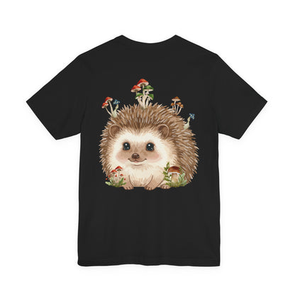 Hedgehog Mushroom Psychedelic Aniaml Graphic Tee