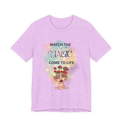 Watch the Magic Come to Life Psychedelic Graphic Tee
