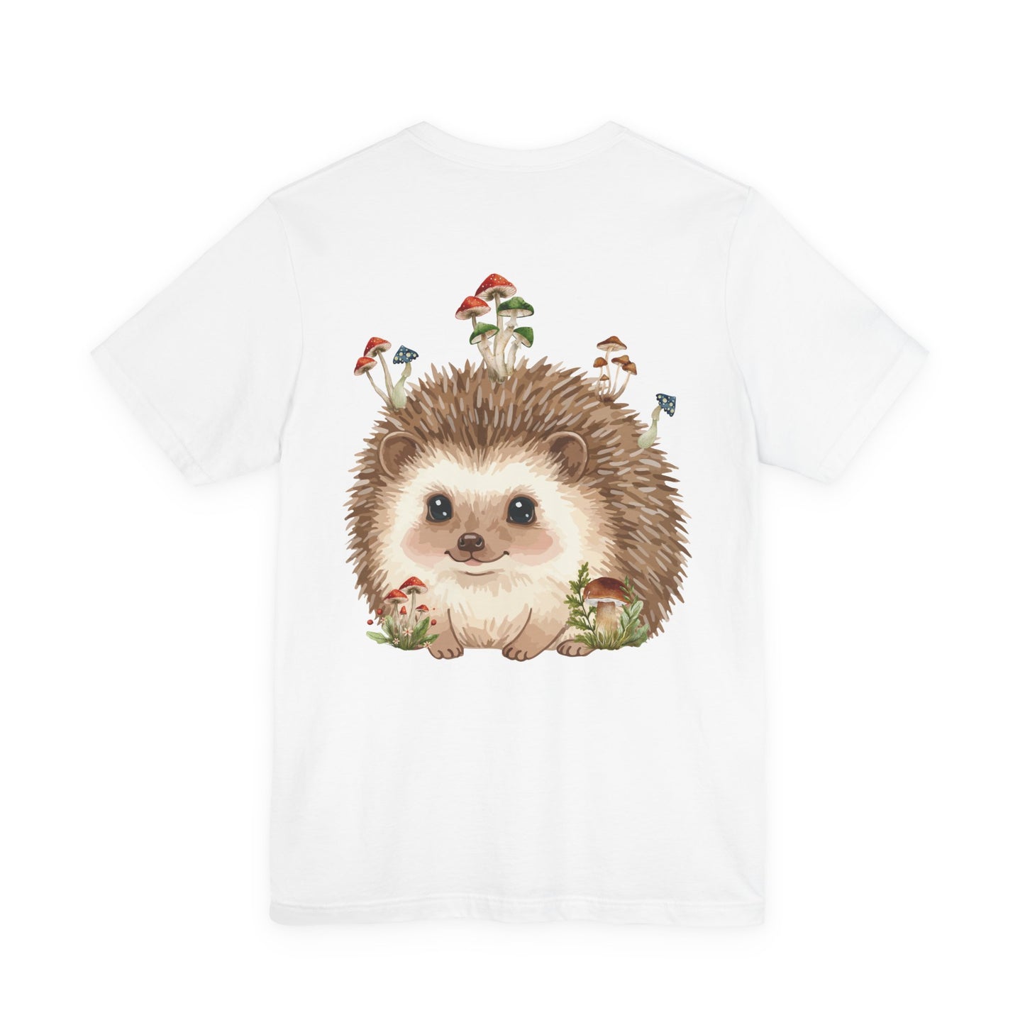 Hedgehog Mushroom Psychedelic Aniaml Graphic Tee