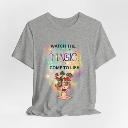 Watch the Magic Come to Life Psychedelic Graphic Tee