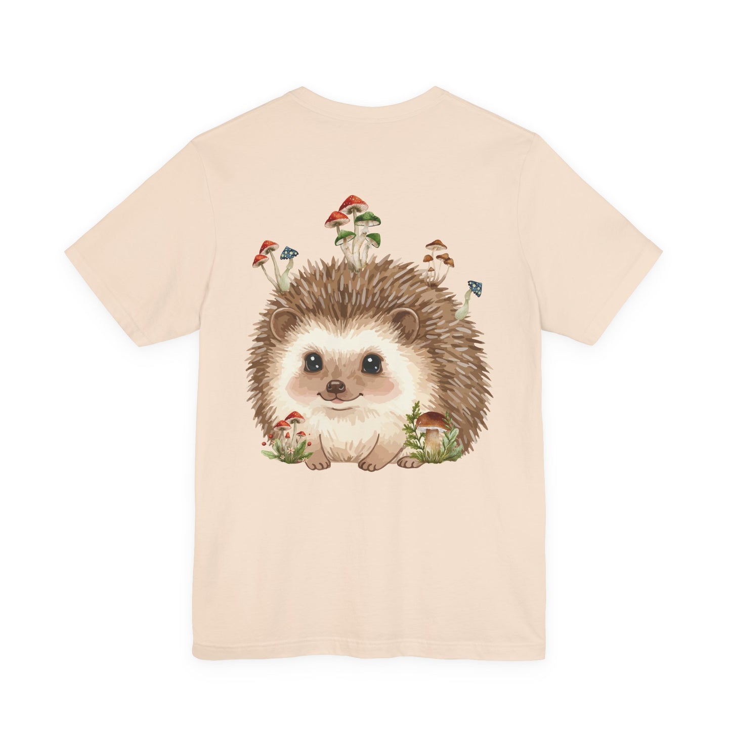 Hedgehog Mushroom Psychedelic Aniaml Graphic Tee