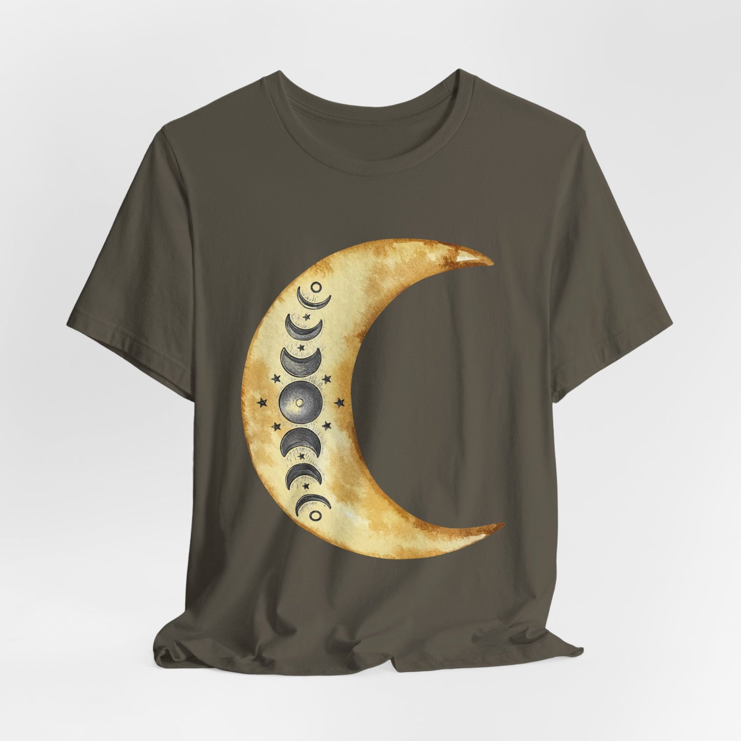 Moon phases Cresent Moon Spiritual Graphic Tee