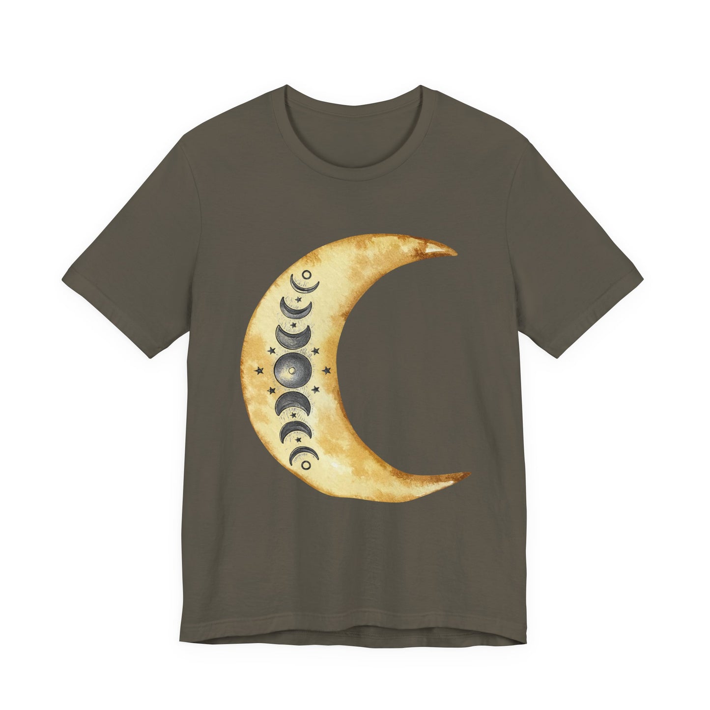 Moon phases Cresent Moon Spiritual Graphic Tee