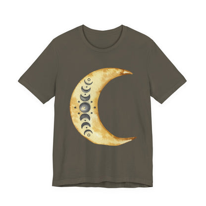 Moon phases Cresent Moon Spiritual Graphic Tee