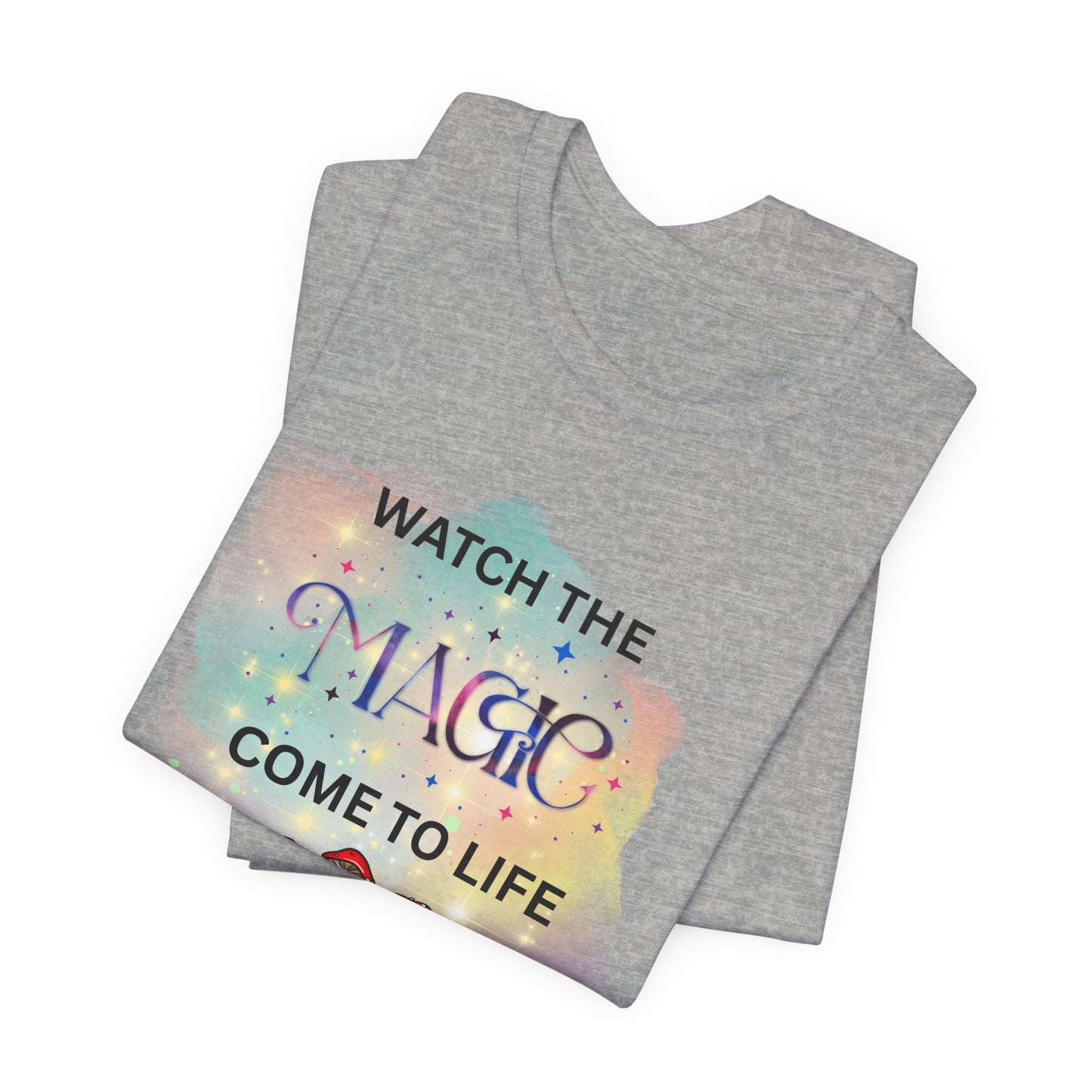 Watch the Magic Come to Life Psychedelic Graphic Tee