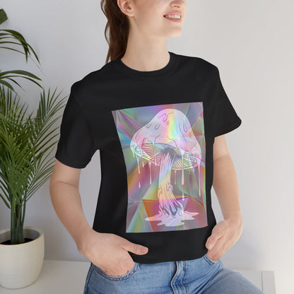 Reflective Mushroom Psychedelic Art Tee