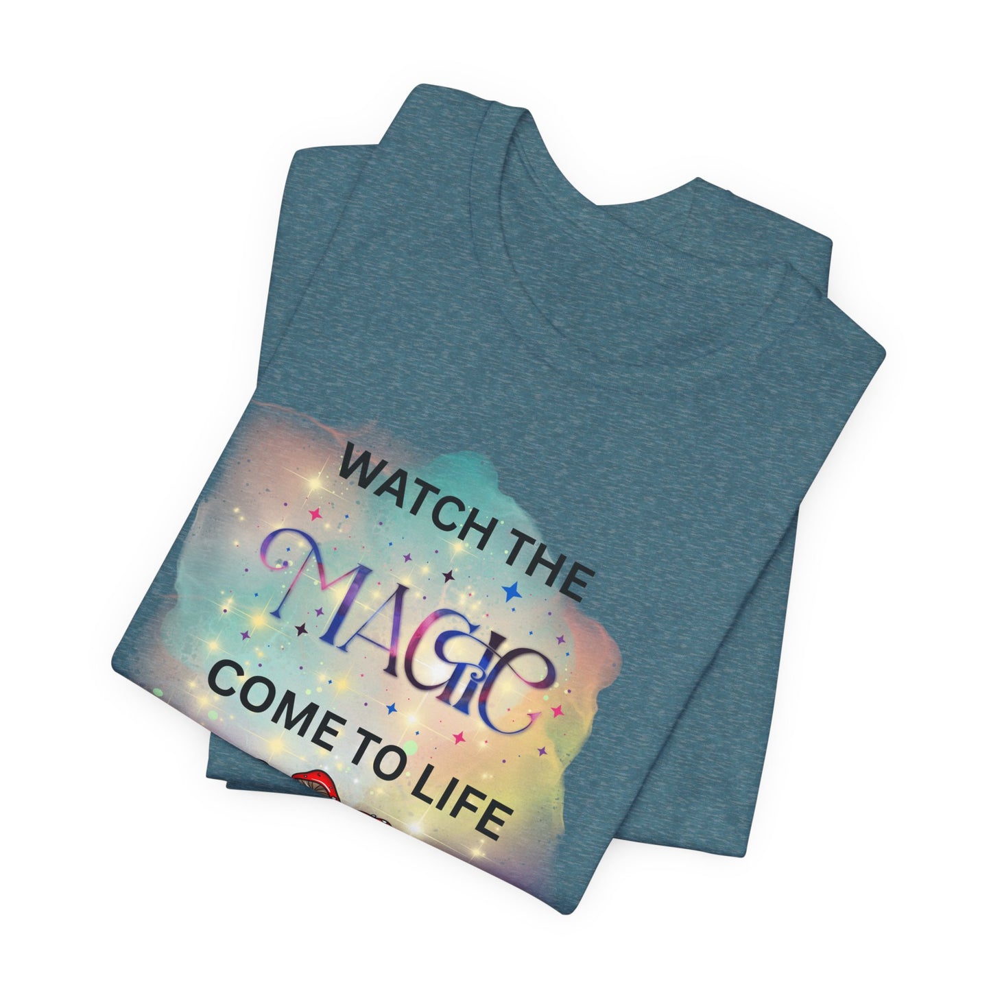 Watch the Magic Come to Life Psychedelic Graphic Tee