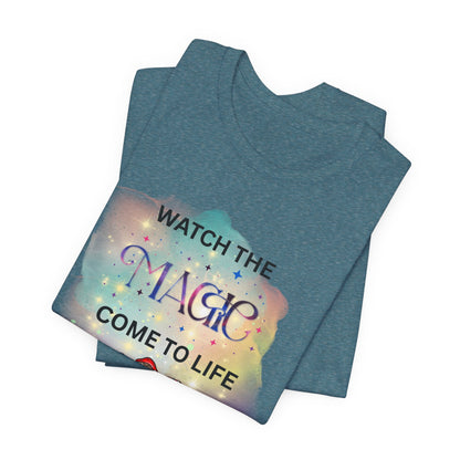Watch the Magic Come to Life Psychedelic Graphic Tee