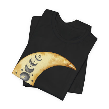 Moon phases Cresent Moon Spiritual Graphic Tee