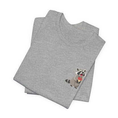 Raccoon Mushroom Psychedelic Animal Graphic Tee