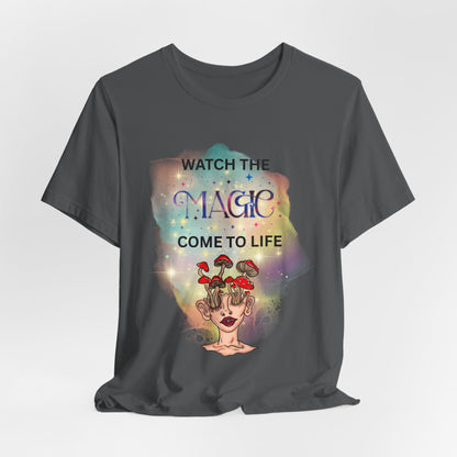 Watch the Magic Come to Life Psychedelic Graphic Tee
