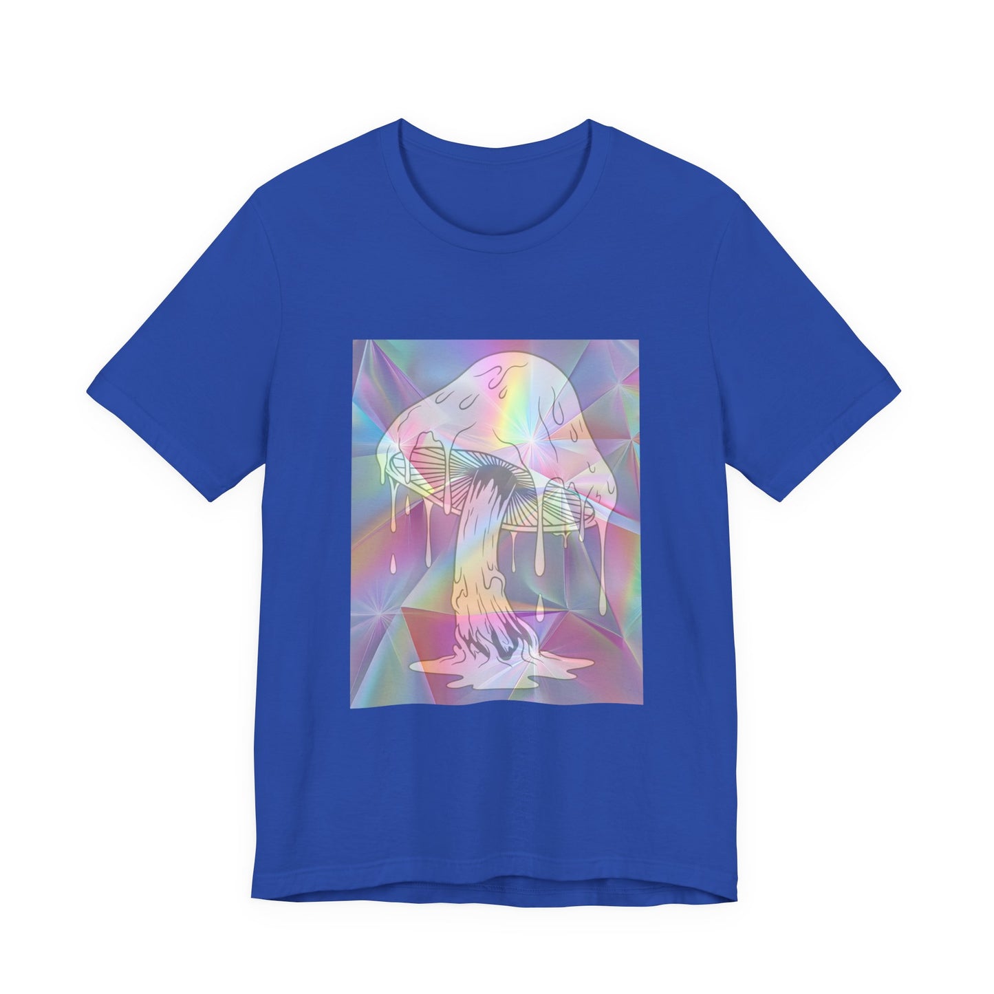 Reflective Mushroom Psychedelic Art Tee