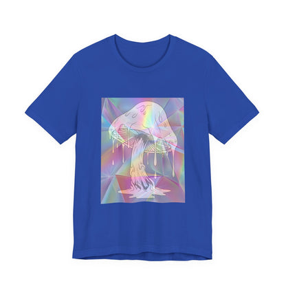 Reflective Mushroom Psychedelic Art Tee