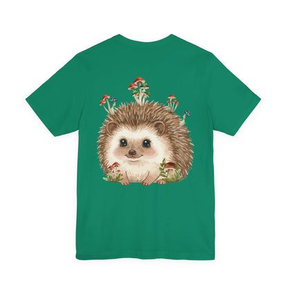 Hedgehog Mushroom Psychedelic Aniaml Graphic Tee
