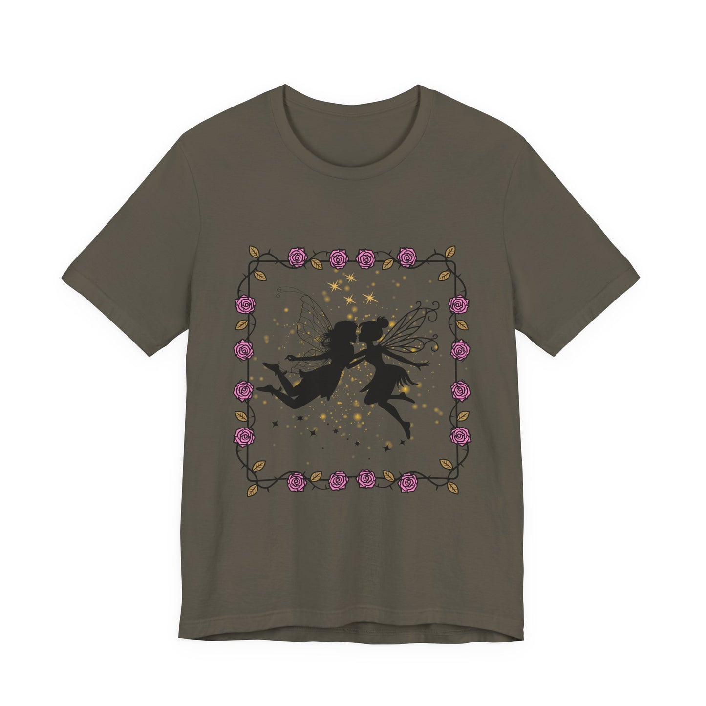 Kissing Fairies Fantasy Psychedelic Tee