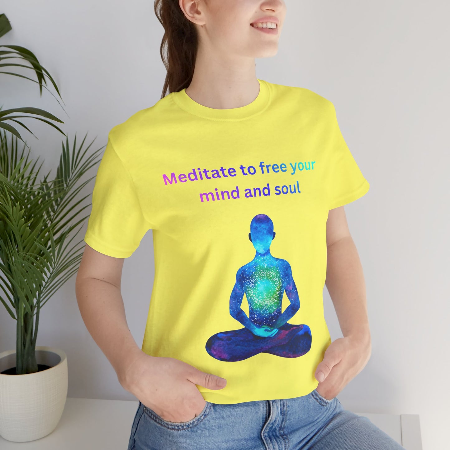 Meditate To Free Your Mind And Soul Spiritual Tee