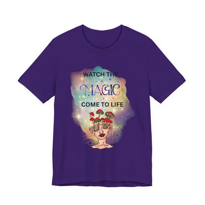 Watch the Magic Come to Life Psychedelic Graphic Tee